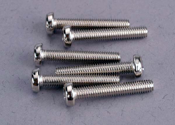Traxxas Round-head Machine Screws 3x18mm (6) TRA2565