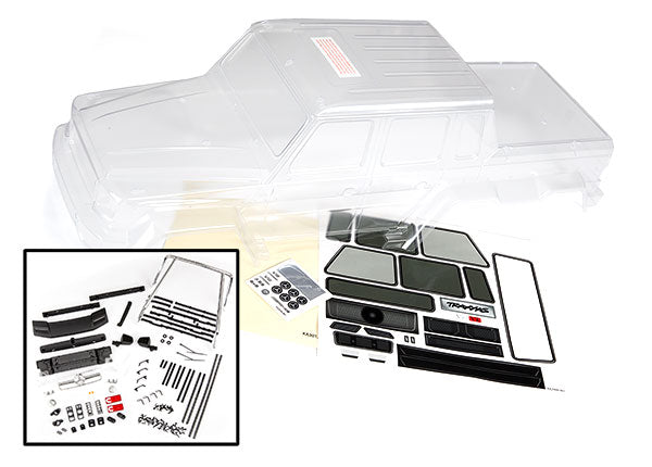 Traxxas TRX-4 Mercedes-benz G 63 Amg 6x6 Clear Body TRA8825