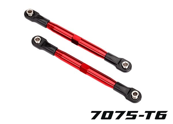Traxxas Tubes 87mm Red Aluminum Toe Links (2) TRA6742R