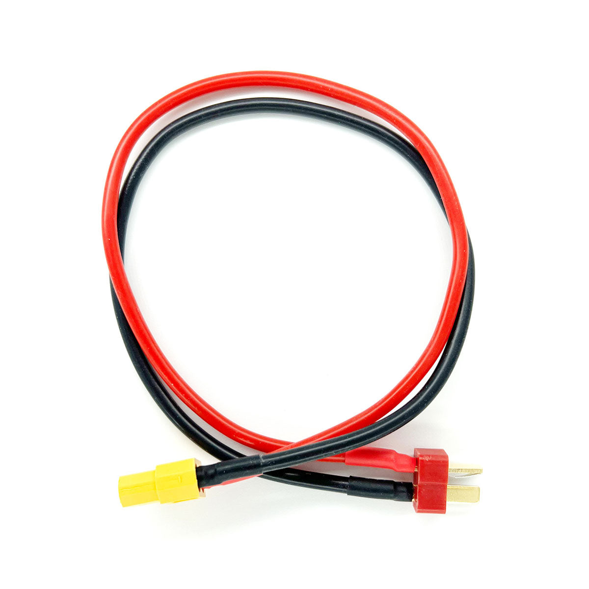 Racers Edge Charge Adapter: Male T-plug to Female XT60, 300mm Wire RCE1685