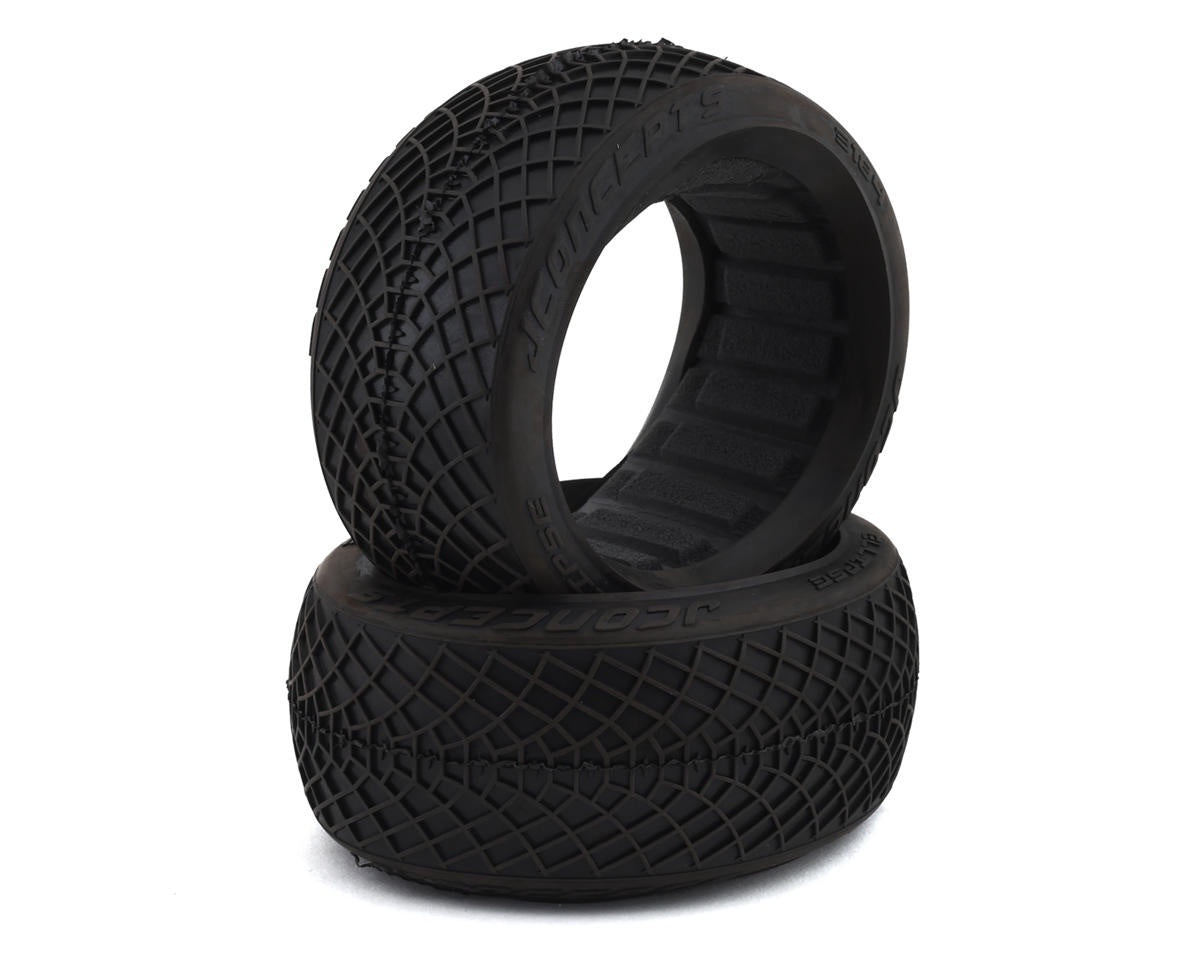 JConcepts Ellipse 1/8th Buggy Tires (2) (Silver) JCO3184-06