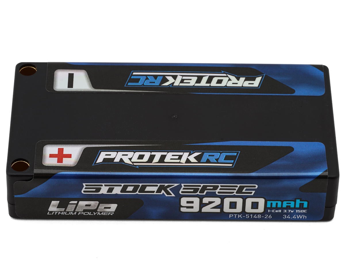 ProTek 1S 150C Low Ir Si-graphene "Stock Spec" Shorty Lipo Battery PTK-5148-26