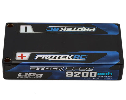 ProTek 1S 150C Low Ir Si-graphene "Stock Spec" Shorty Lipo Battery PTK-5148-26