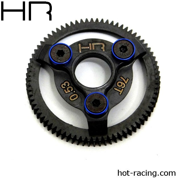 Hot Racing Traxxas 48P Hardened Steel Spur Gear (76T) HRASTE876