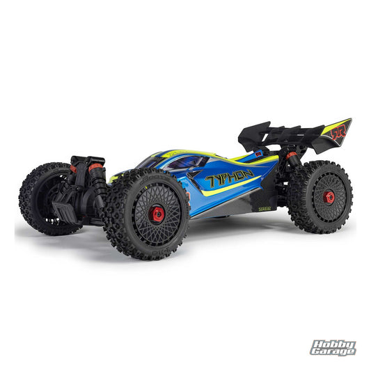 ARRMA 1/8 Typhon 4X4 223S BLX Brushless Buggy RTR With Dsc Blue/Yellow ARA4306V4T4