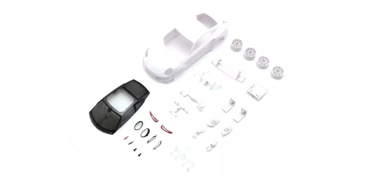 Kyosho Porsche 911 GT3 Rs White Body Set (W/rims) MZN232 KYOMZN232