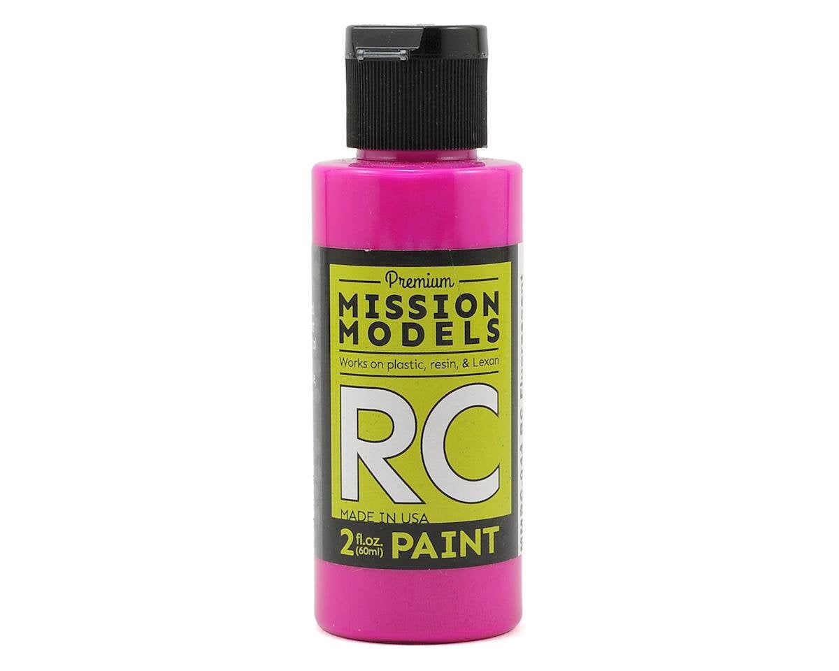 Mission Models RC Paint 2oz Bottle Fluoresent Racing Berry MIOMMRC-044