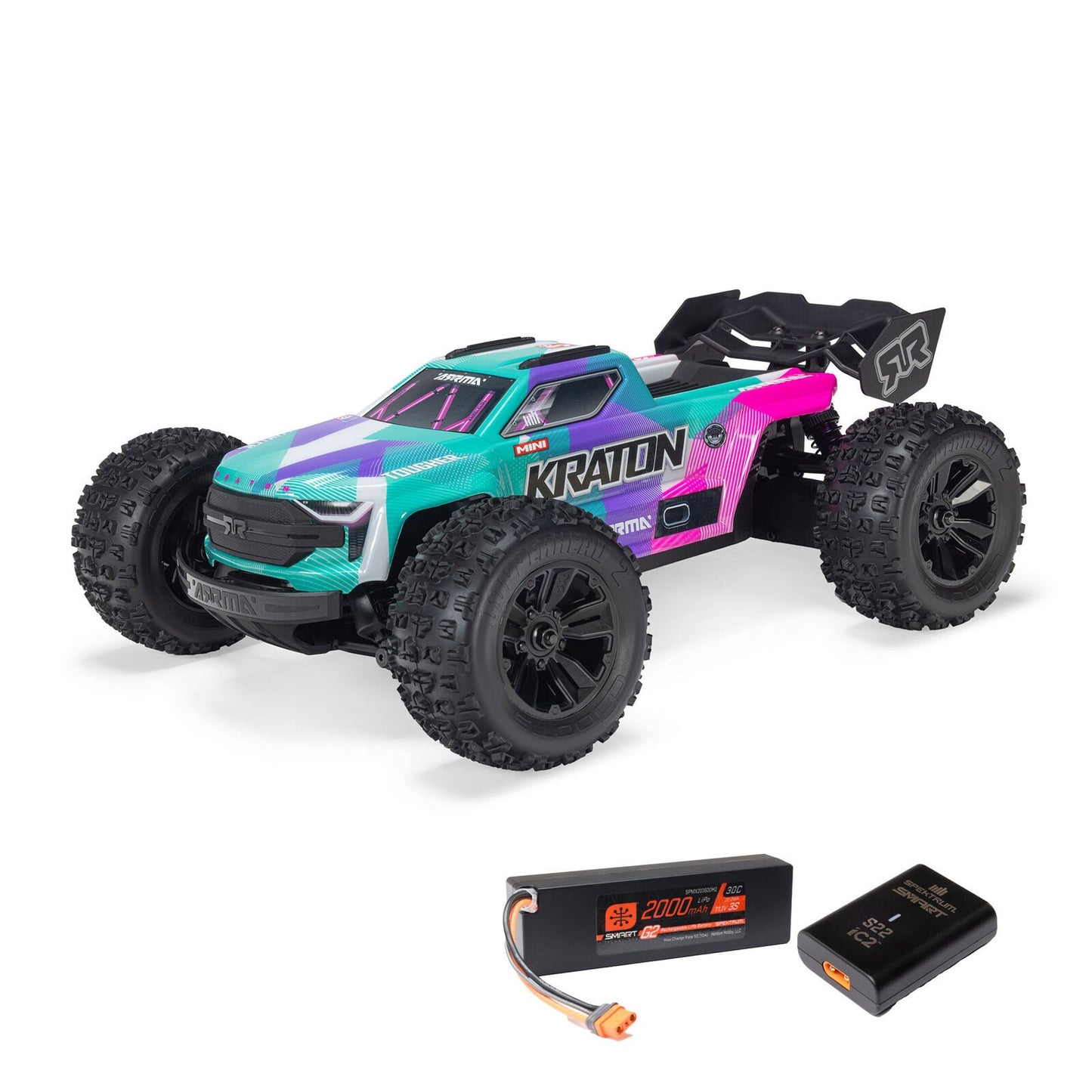 ARRMA 1/16 Mini Kraton 3S DSC 4x4 RTR Brushless Speed Truck ARA2508ST