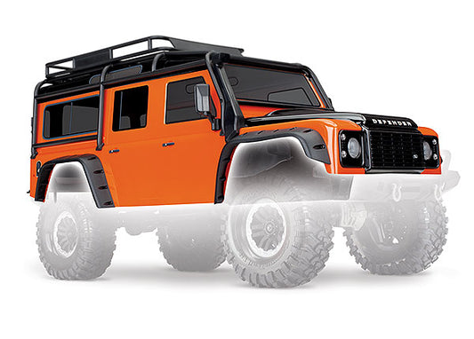 Traxxas TRX-4 Land Rover Defender Orange Body TRA8011A