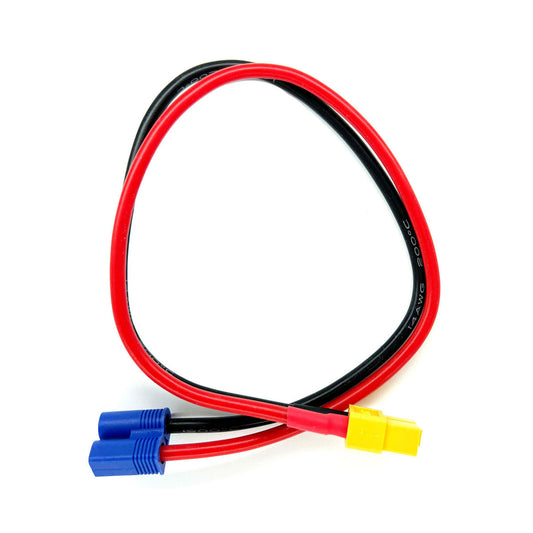 Racers Edge Charge Adapter: EC3 Device to F XT60- 300mm Wire RCE1686