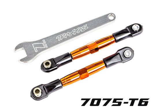Traxxas Tubes 67mm Orange Aluminum Front Camber Links (2) TRA2444T