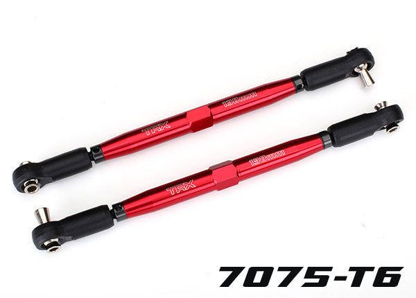 Traxxas Tubes 157mm Red Aluminum Toe Links (2) TRA7748R