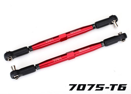 Traxxas Tubes 157mm Red Aluminum Toe Links (2) TRA7748R