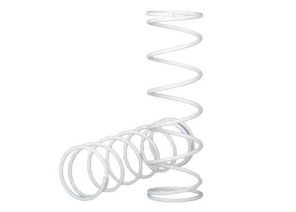 Traxxas White Front Springs (2) TRA3759