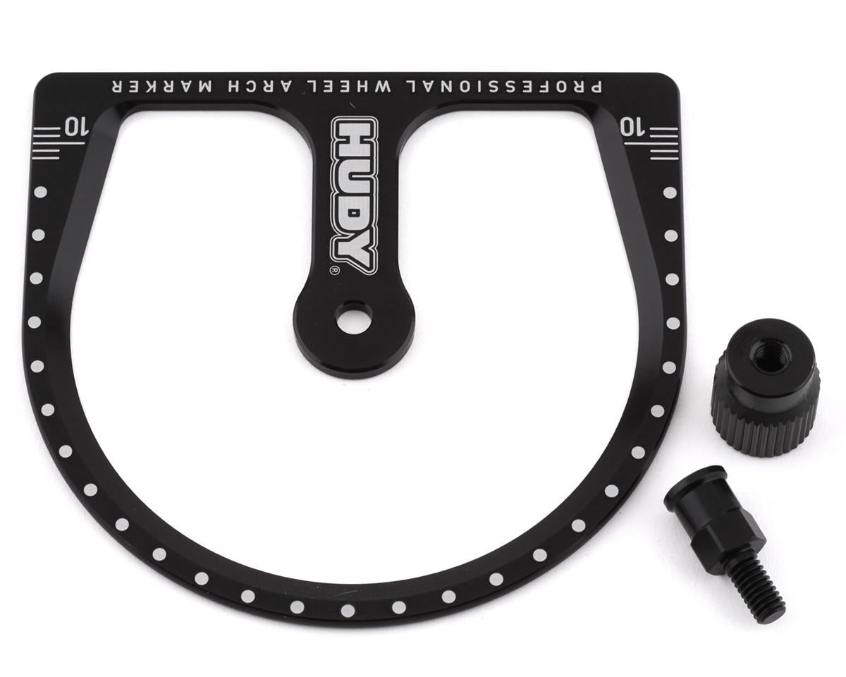 Hudy 1 / 10 Tc Wheel Arch Marker + Wheel Adapter & Nut HUD107772