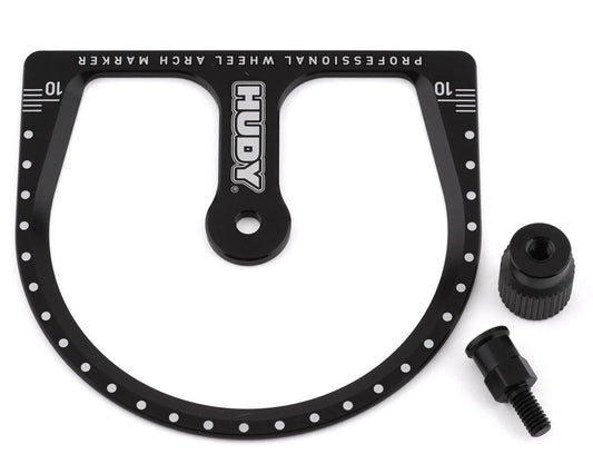 Hudy 1 / 10 Tc Wheel Arch Marker + Wheel Adapter & Nut HUD107772