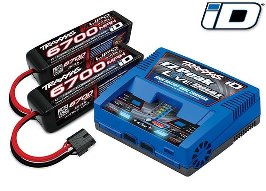 Traxxas Dual 4S Lipo Completer w/ Ez-peak Live Dual Charger TRA2997