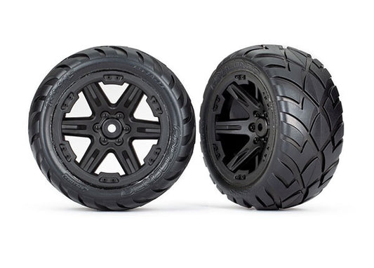 Traxxas Rxt 2.8" Orange Wheels & Anaconda Tires (2) TRA6768A