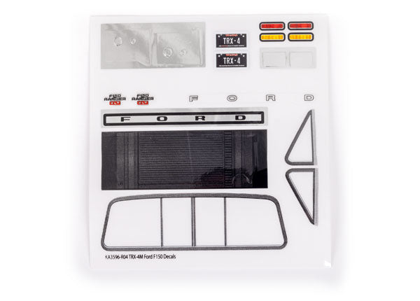 Traxxas TRX-4M Ford F-150 Decal Sheet TRA9828