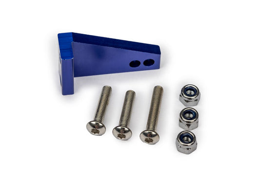 Traxxas Blue Aluminum Rudder Arm & Hardware TRA10643