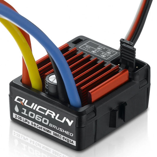 Hobbywing Quicrun 1060 ESC Sbec T Plug (2-3S) QR1060 Suitable HWI30120203