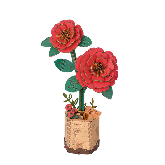 Robotime Rowood Red Camelia ROETW031