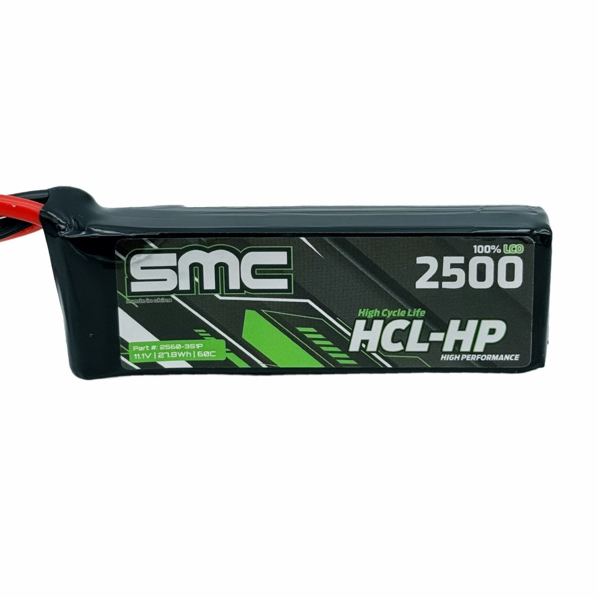 SMC HCL-HP 11.1V-2500mAh-60C SMC2560-2S1P
