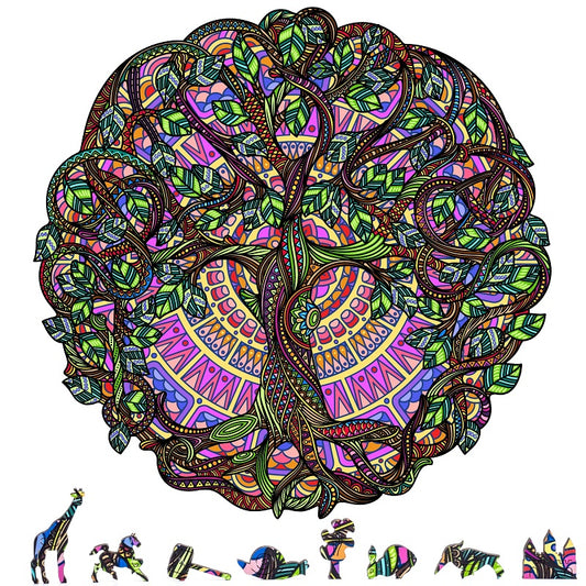 Zenchalet Puzzles Tree of Life Wooden Puzzle 200 Pcs ZCPTL200
