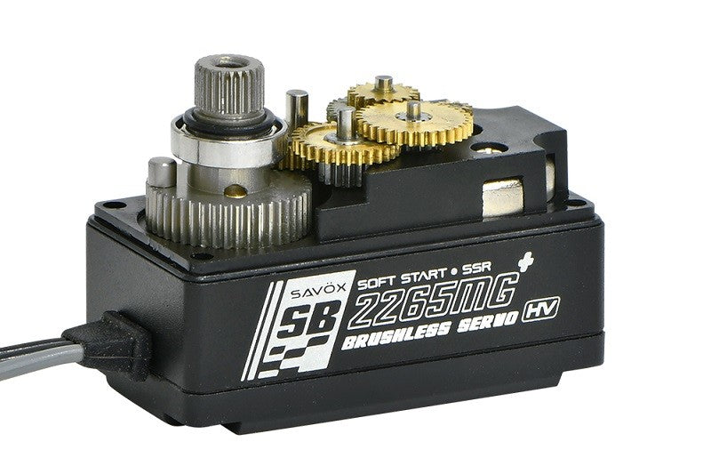 Savox Black Edition Low Profile High Voltage Brushless Digital Servo SAVSB2265MGP-BE