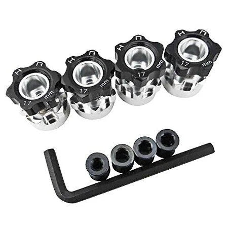 Hot Racing HRAWH17HS01 12-17 x 6 mm Hex Hub Adapters Offspare Parts Set