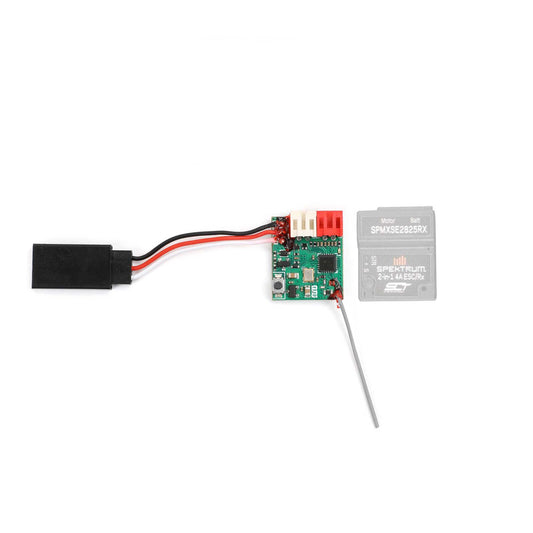 Spektrum 10A 2-in-1 ESC / Slt Receiver: Micro-b SPMXSE2825RX