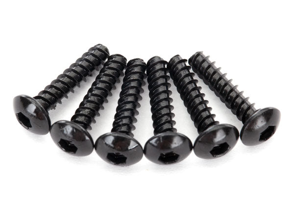 Traxxas Button-head Self-tapping Screws 2.6x12mm (6) TRA8299