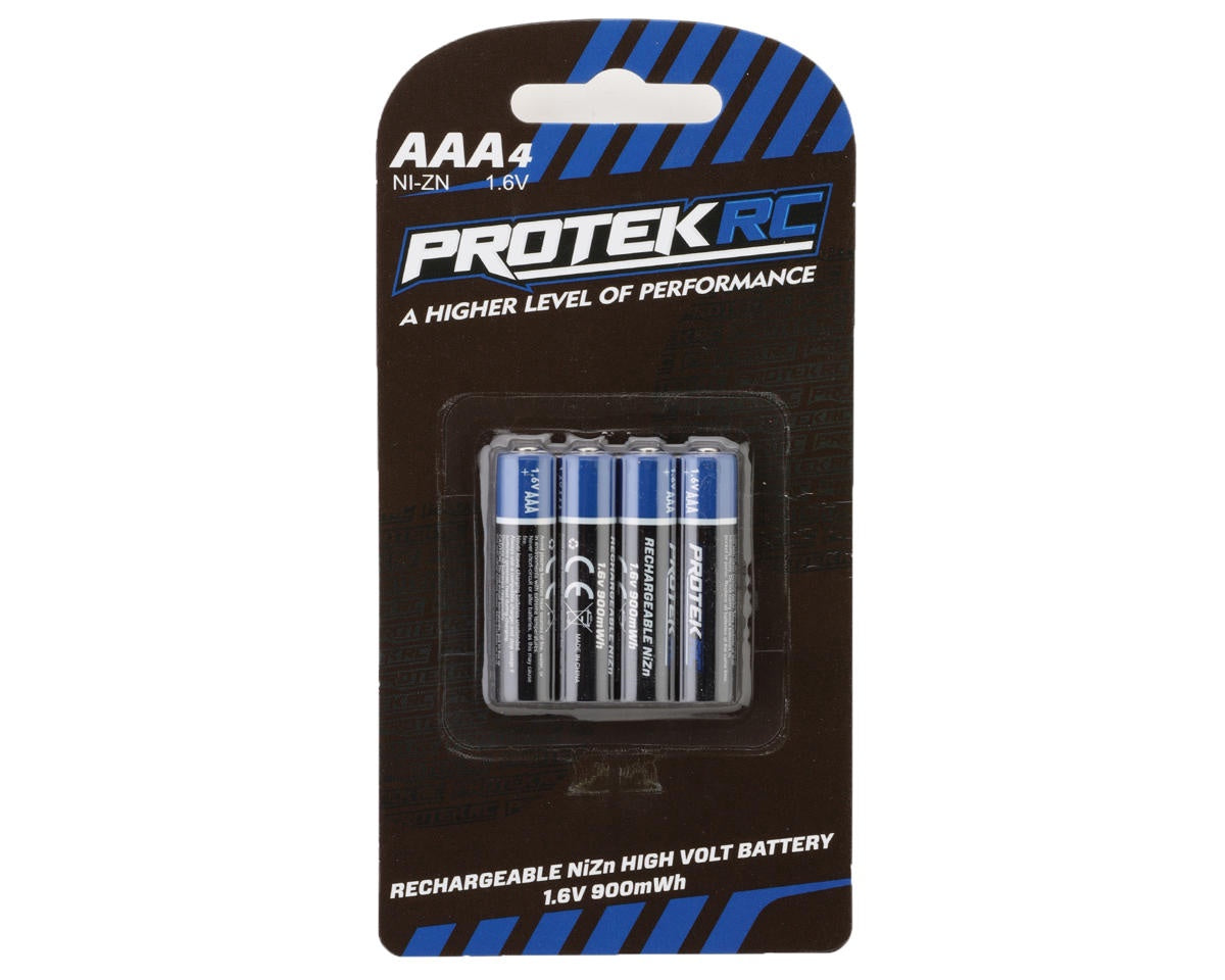 ProTek High Voltage Rechargeable Aaa Nizn Batteries (4) (1.6v/900mwh) PTK-5580