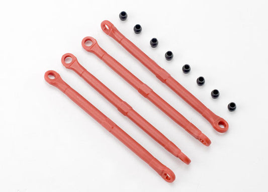 Traxxas Red Composite Toe Link Set w/ Hollow Balls (8) TRA7138