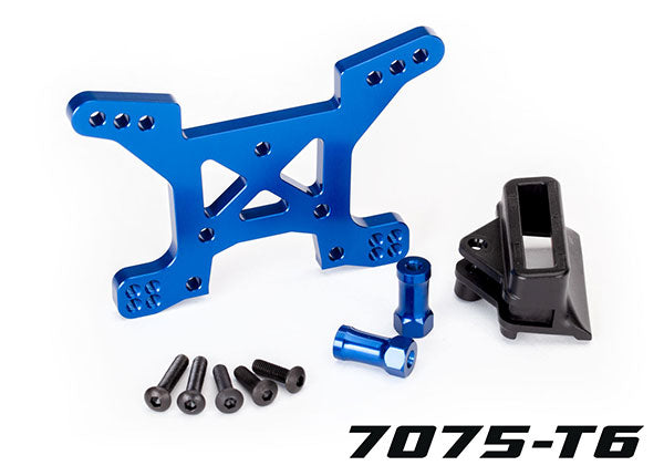 Traxxas Front Blue Aluminum Shock Tower & Hardware TRA6739X