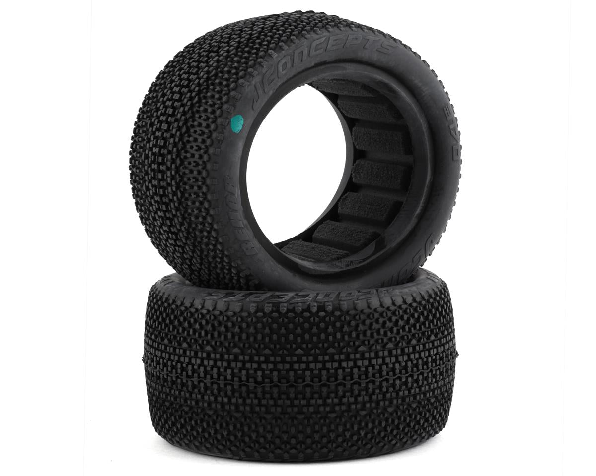 JConcepts Rehab 2.2" Rear Buggy Tires (2) (Green) JCO3170-02