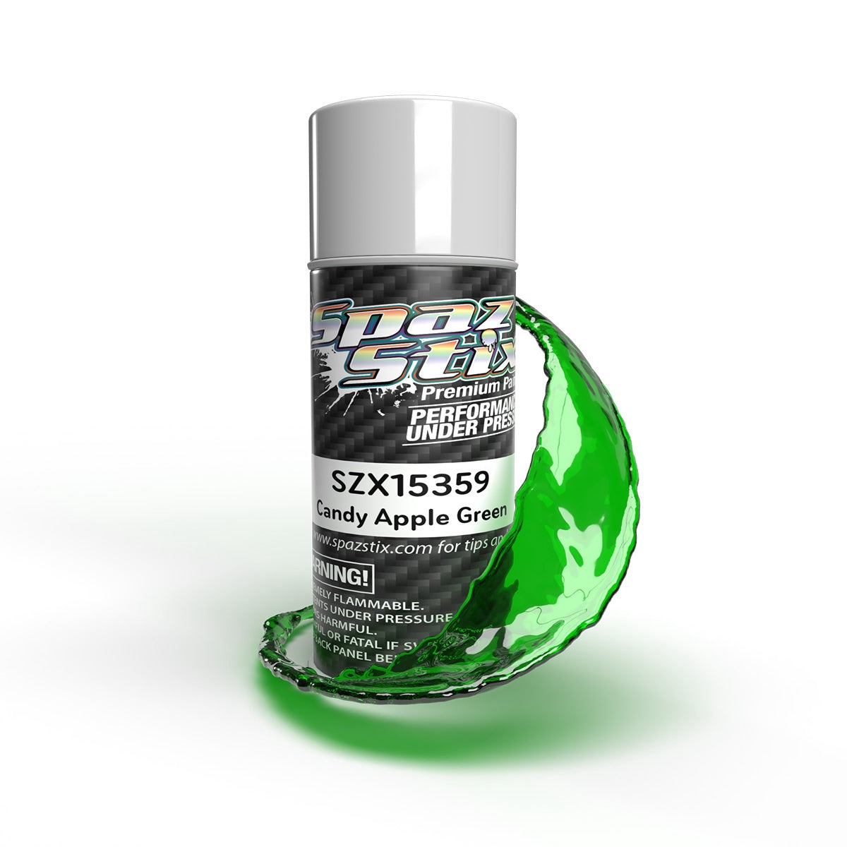 Spaz Stix Candy Apple Green Aerosol Paint 3.5oz SZX15359