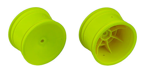 Team Associated 12mm Hex 2.2 Rear Hex Wheels (2) (B6/B64) (Yellow) ASC9696