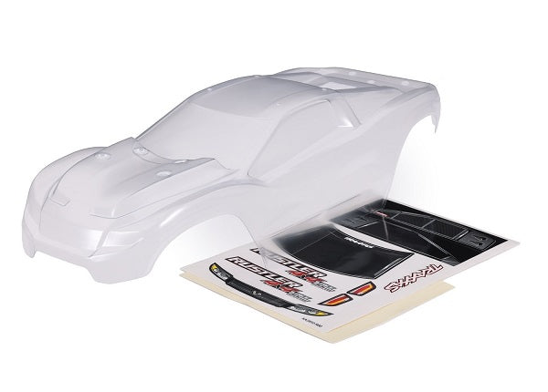 Traxxas Rustler 4x4 Clipless Clear Body TRA6740