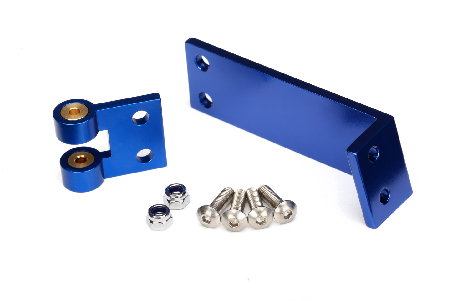 Traxxas Blue Aluminum Rudder Mount w/ Hardware TRA5780