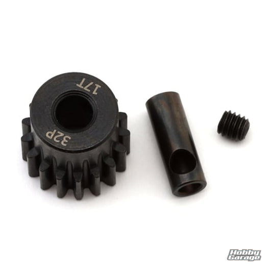 ProTek RC Steel 32P Pinion Gear (17T) w/3.17mm Reducer Sleeve (Mod .8) (5mm PTK-8060