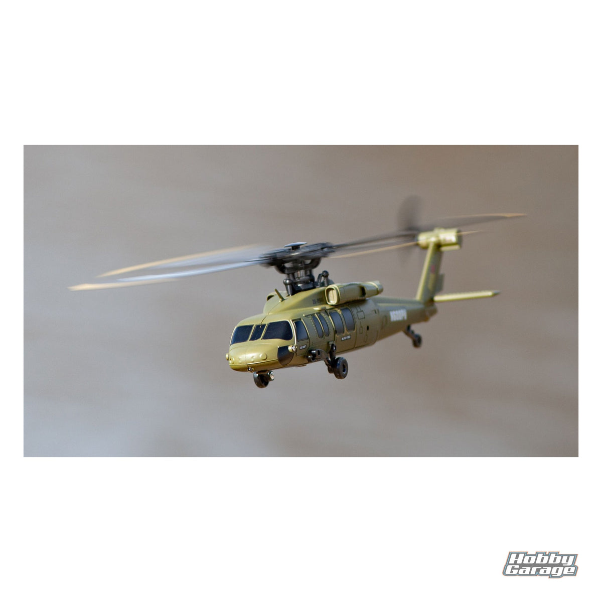 Rage R/C Hero-Copter BL, 4-Blade Brushless RTF Heli; Army RGR6150