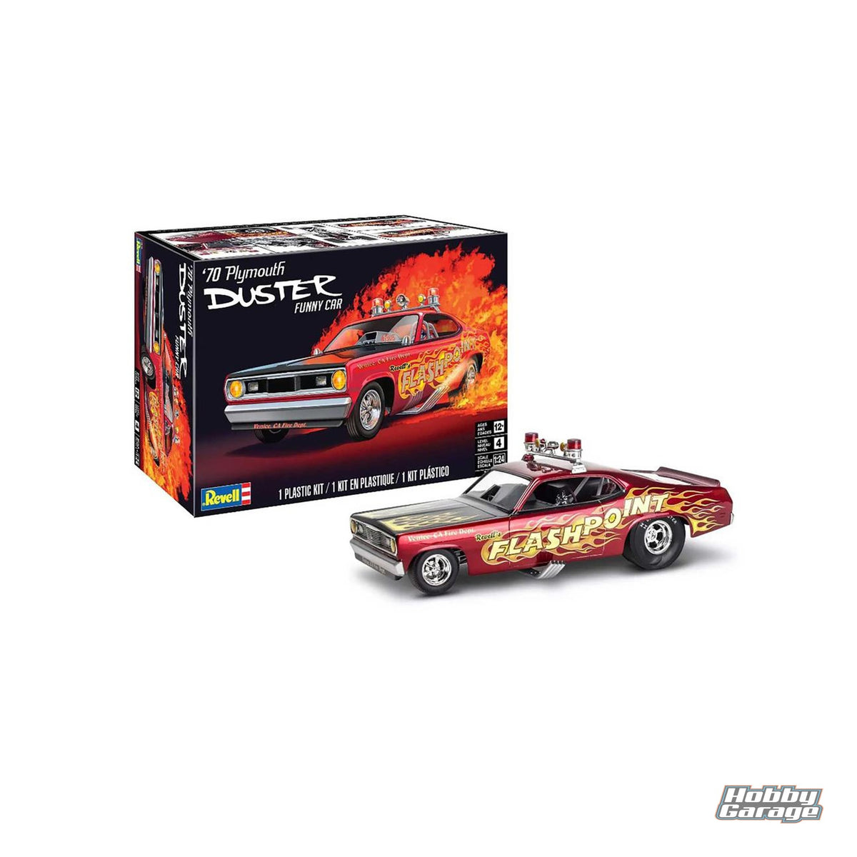 Revell 1/24 1970 Plymouth Duster Funny Car Model Kit RMX14528