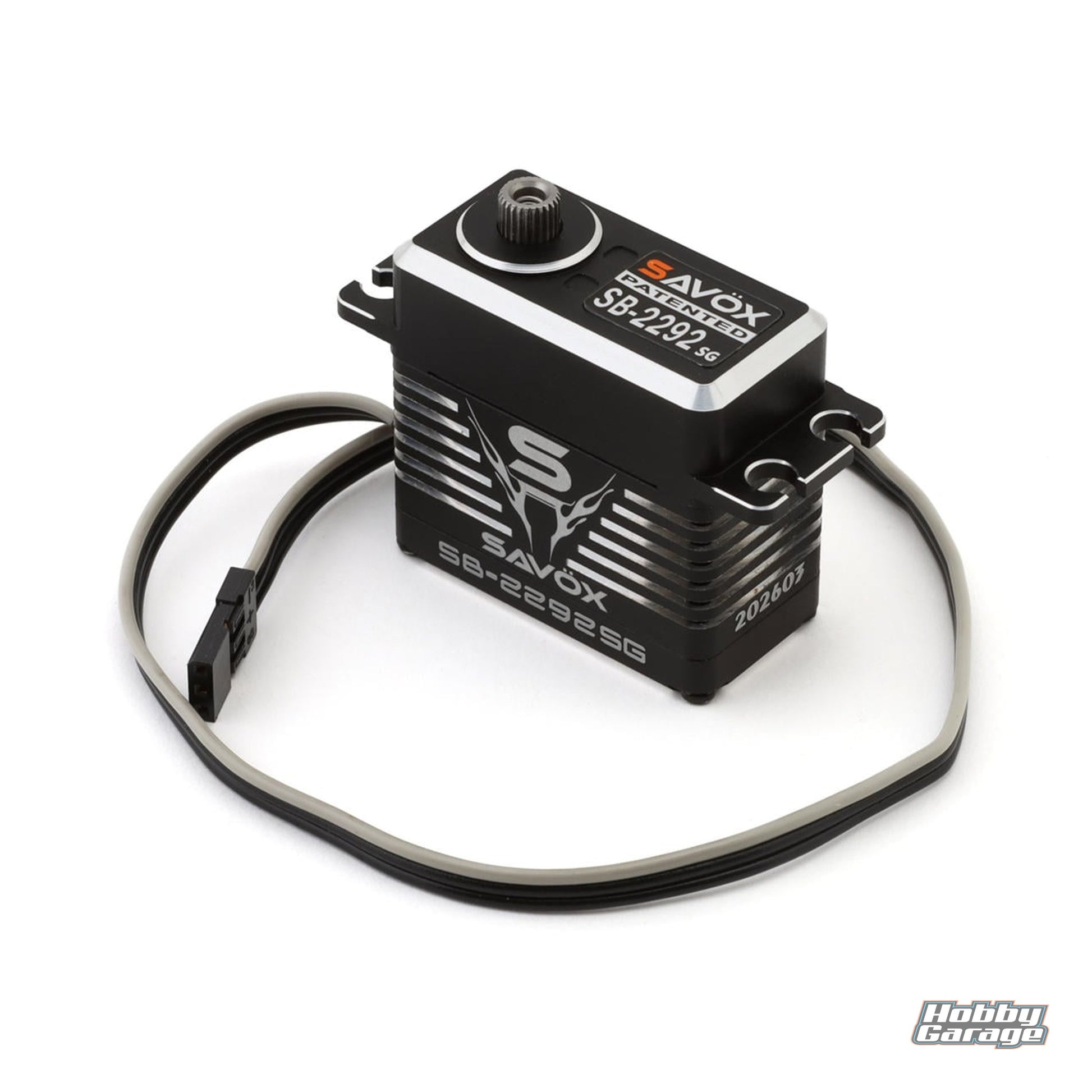 Savox SB-2292SG Black Edition Aluminum "Monster Torque" Brushless Steel Gear SAV-SB-2292SG
