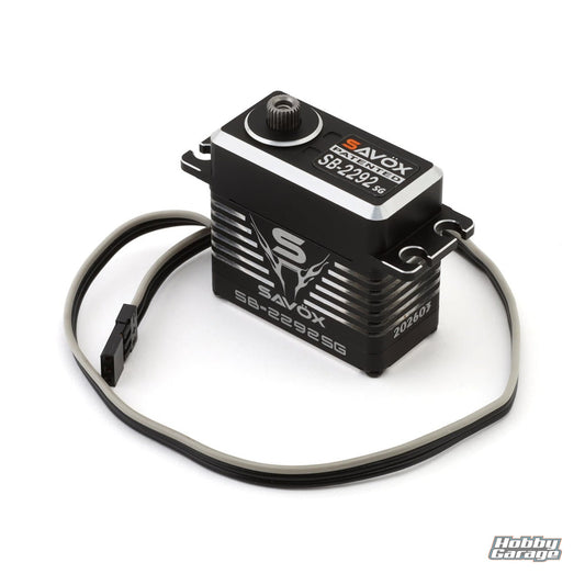 Savox SB-2292SG Black Edition Aluminum "Monster Torque" Brushless Steel Gear SAV-SB-2292SG