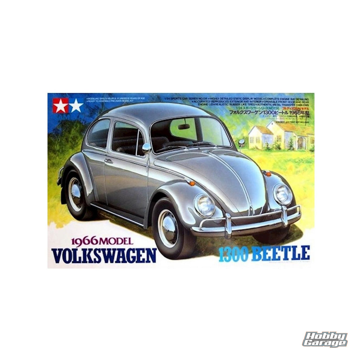Tamiya 1/24 66 Volkswagen Beetle Model Kit TAM24136