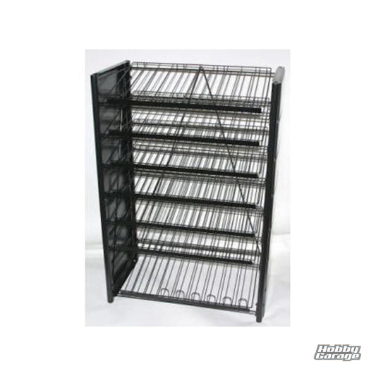 Tamiya 7 Shelf Spray Can Paint Rack Stand (Black) TAM69038