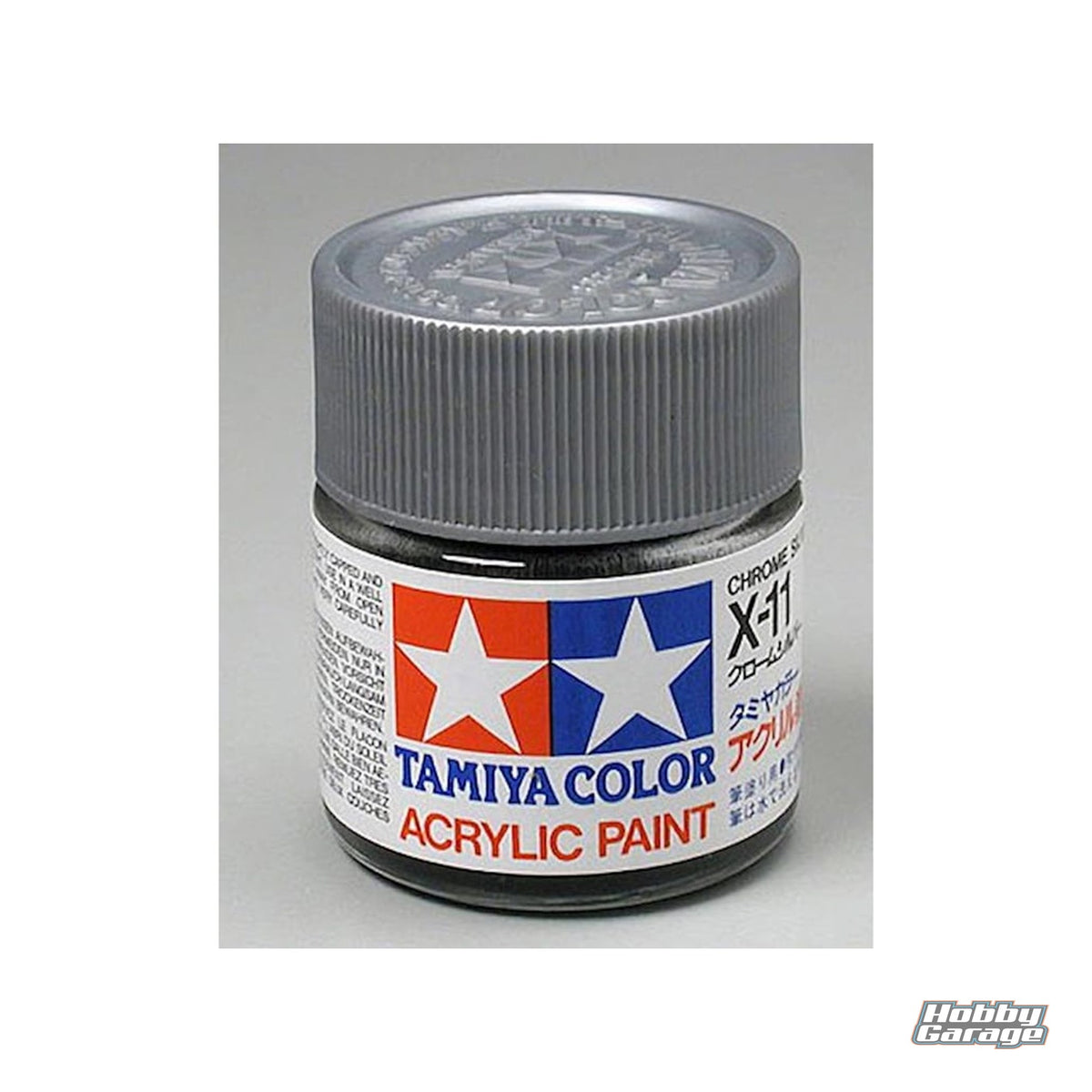Tamiya Acrylic X-11 Chrome Silver Paint, 23ml Bottle TAM81011
