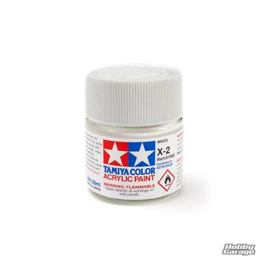 Tamiya Acrylic X2 Gloss,White TAM81002