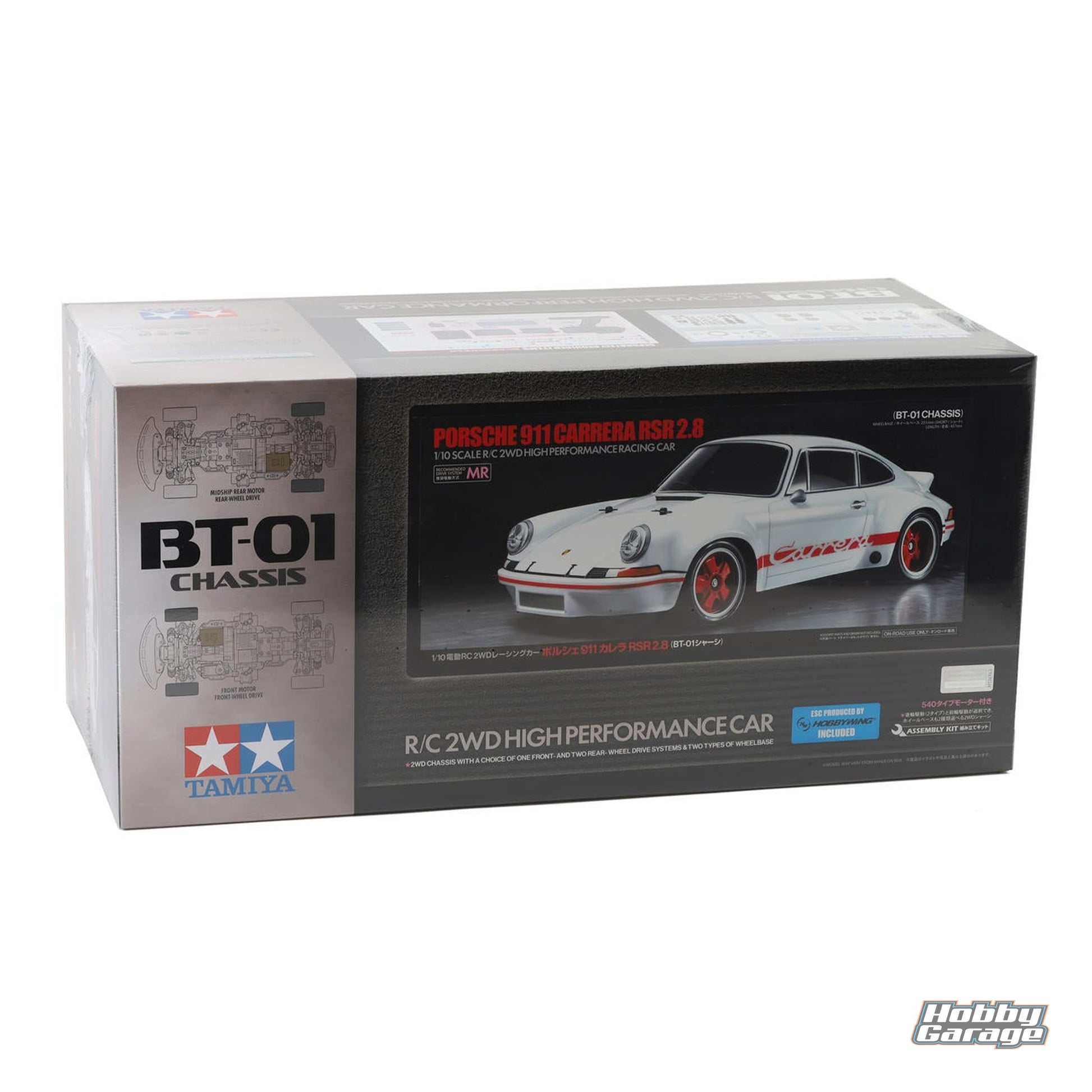 Tamiya Porsche 911 Carrera RSR 2.8 1/10 2WD Electric Touring Car Kit TAM58740